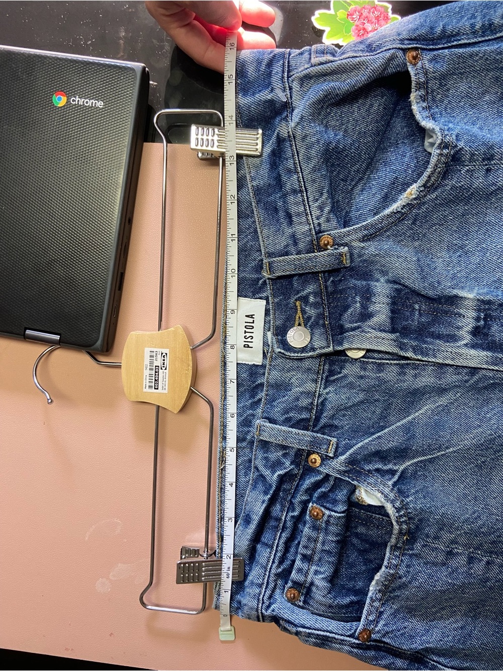 Pistola 90’s High Rise Jean | 30 | Medium Wash - Picture 4 of 6